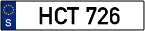 Truck License Plate